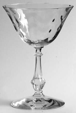 Wavecrest Clear (Stem 6014) Champagne/Tall Sherbet