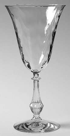 Wavecrest Clear (Stem 6014) by Fostoria