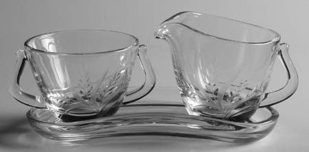 Wheat Creamer, Sugar & Tray Set