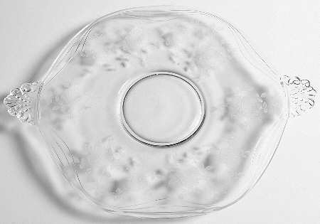 Willowmere Handled Cake Plate by Fostoria