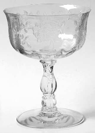 Willowmere Low Sherbet by Fostoria