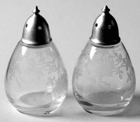 Willowmere Shaker Set w/Metal Lids by Fostoria