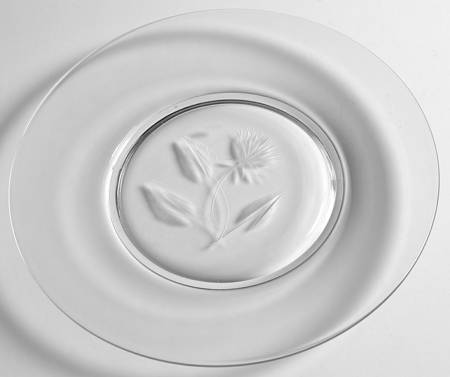 Wildwood Clear (Cut) Luncheon Plate