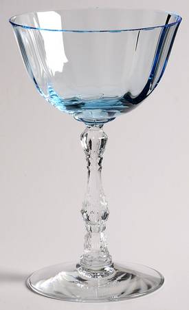 Wilma Blue Champagne/Tall Sherbet