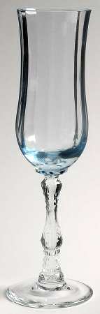 Wilma Blue Fluted Champagne