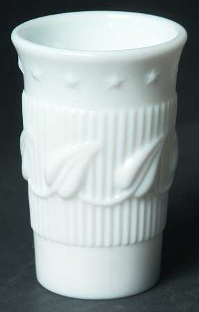 Wistar Milkglass Flat Juice Glass