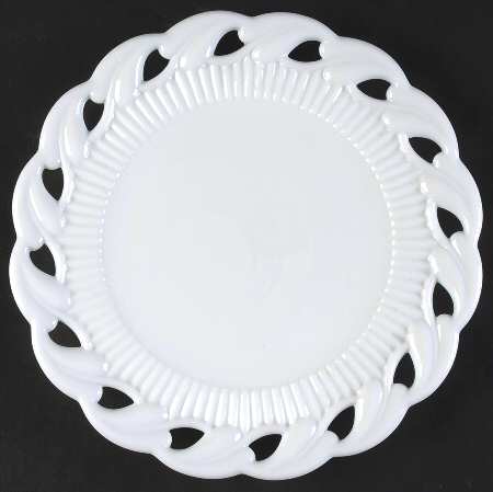 Wistar Milkglass Luncheon Plate