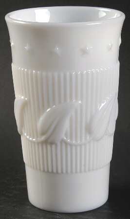 Wistar Milkglass Flat Tumbler HC