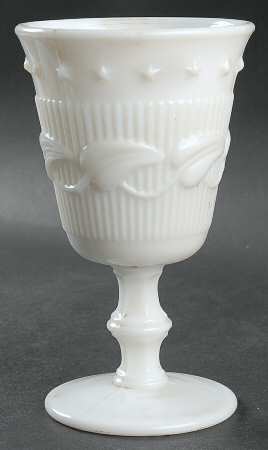 Wistar Milkglass Water Goblet