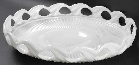 Wistar Milkglass 10" Large Fruit Bowl
