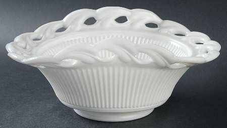 Wistar Milkglass 10" Oval Bowl