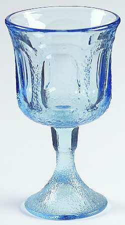 Woodland Blue Wine Glass