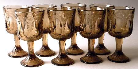 Woodland Brown Wine - Set of 8