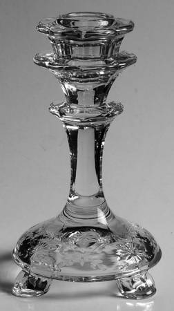 York (Stem 6007, Cut 709) Single Light Candlestick