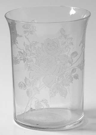 Rose 9 Oz Flat Tumbler