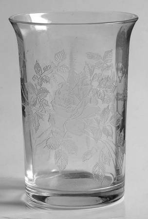 Rose Flat Juice Glass