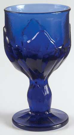 Cabaret Blue (Cobalt) Wine Glass
