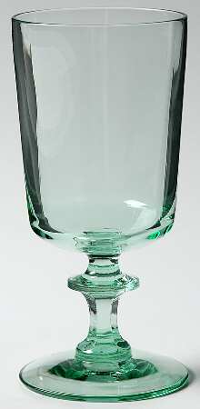 Flambeau Green (Sea Foam) Wine Glass