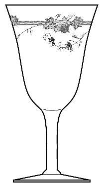 Modern Vintage (Non Optic) Water Goblet