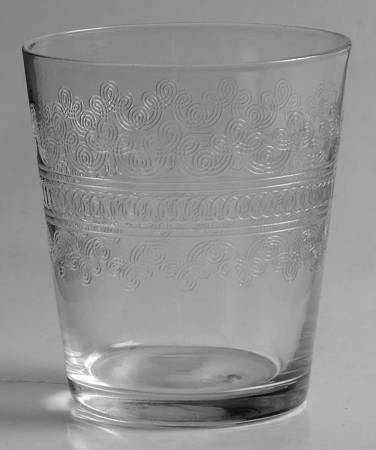 Large Cloverleaf Whiskey Glass