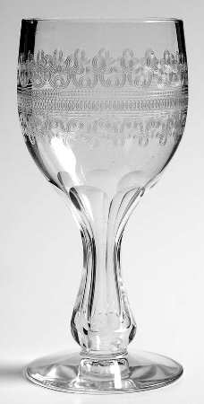 Large Cloverleaf Tall Hollow Stem Champagne