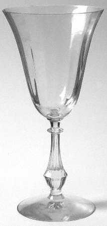 6014 Clear (Rib Regular Optic) by Fostoria