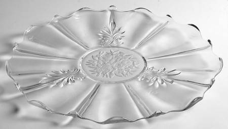 Rosette 14" Torte Plate (Baroque Shape)