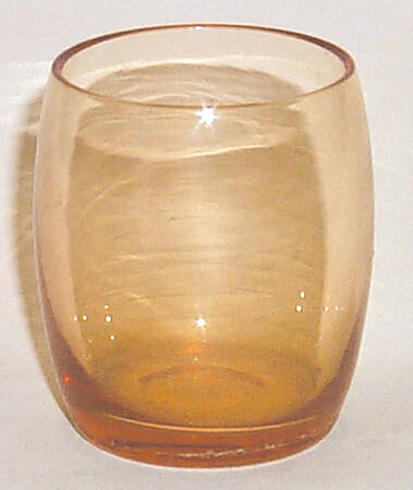 Farber Crystal (Chrome) Amber Shot Glass Liner