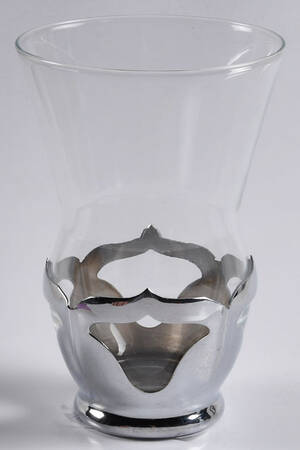 Farber Crystal (Chrome) 12 Oz Flat Tumbler