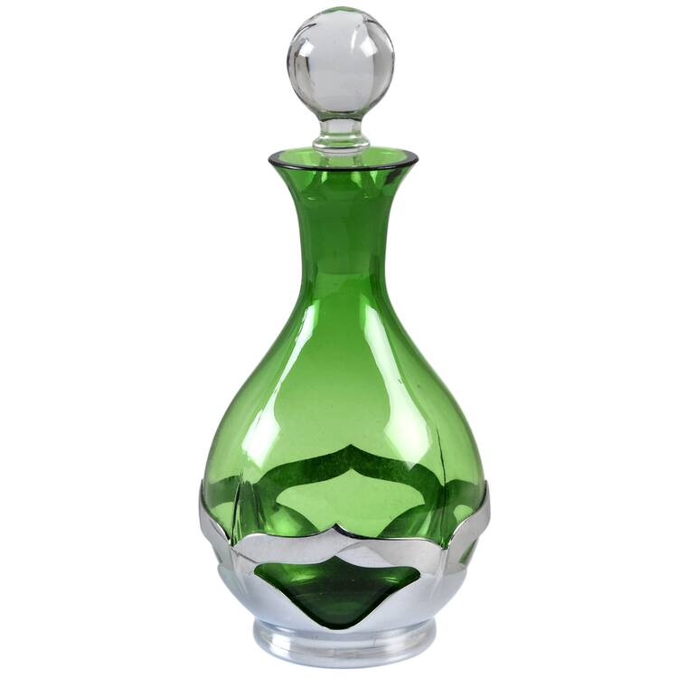 Farber Crystal (Chrome) Decanter & Stopper