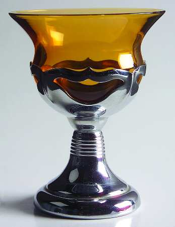 Farber Crystal (Chrome) Amber Liquor Cocktail