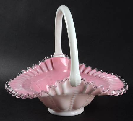 Peach Crest #711 Beaded Melon 10" Basket