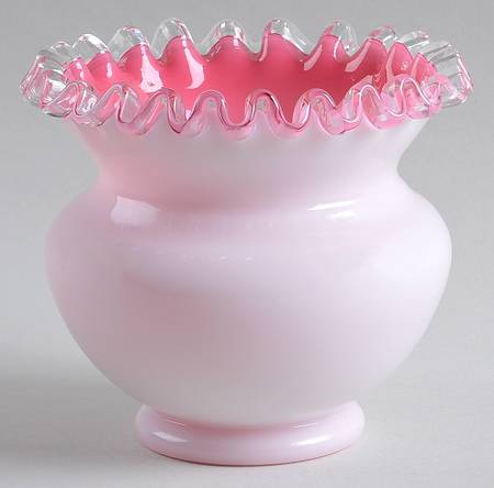 Peach Crest 5" Flower Vase