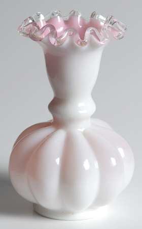 Peach Crest 5" Flower Vase
