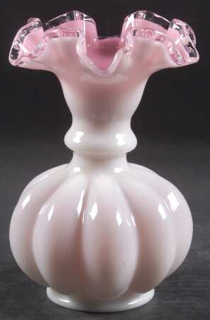 Peach Crest 6" Flower Vase