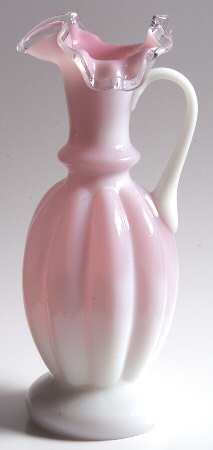 Peach Crest 9" Handled Jug