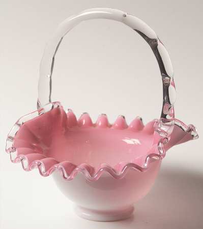 Peach Crest #7237/203 Crests 7" Basket