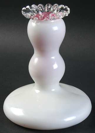Peach Crest 4" Single Light Candlestick
