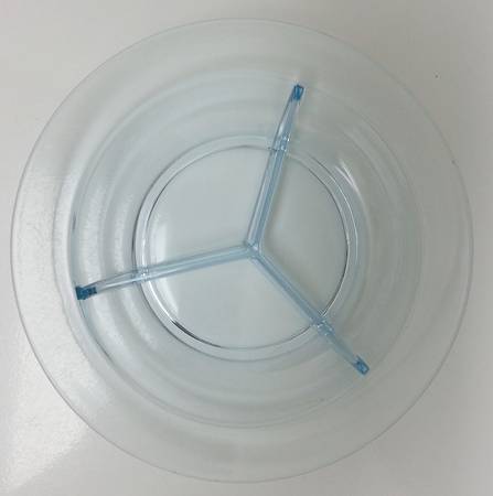 Pioneer Azure Blue 8" Round 3 Part Relish
