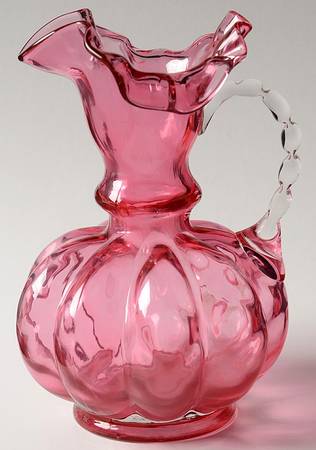 Diamond Optic Ruby (Overlay) Pitcher
