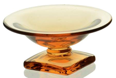 4020 Amber Base (Clear Bowl) Individual Almond