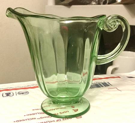 Lafayette Light Green Creamer