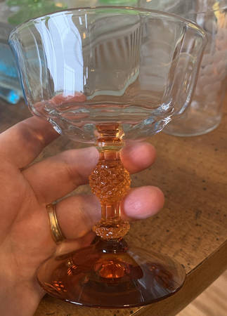 6007 Amber Champagne/Tall Sherbet
