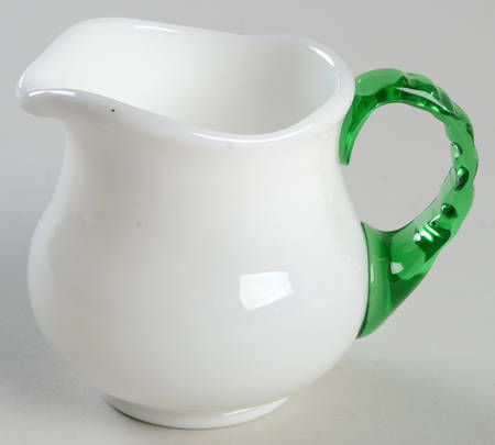 Emerald Crest Creamer by Fenton