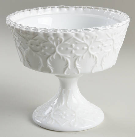 Silver Crest Spanish Lace Footed Candy Dish No Lid