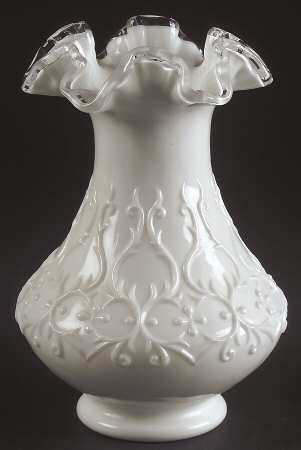 Silver Crest Spanish Lace 8" Flower Vase