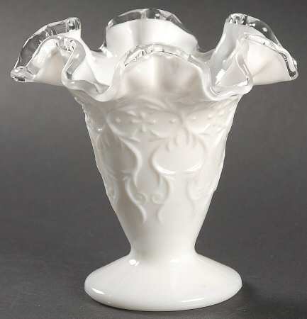 Silver Crest Spanish Lace 4" Flower Vase