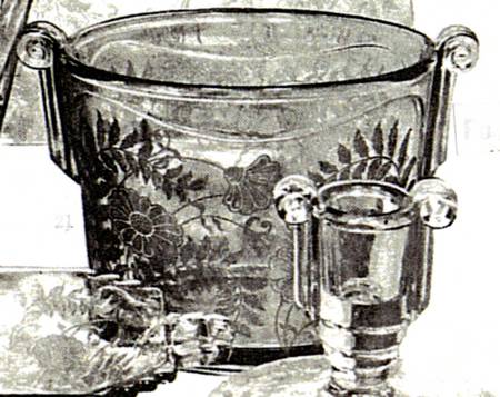 Wildflower Green Ice Bucket