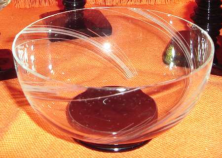 Comet Black Finger Bowl