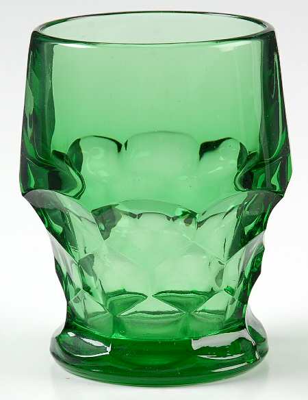 Georgian Green Flat Tumbler by Fenton